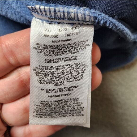 Columbia Fleece Jacket Full Zip Blue Mens Size Extra Large XL - Picture 4 of 9